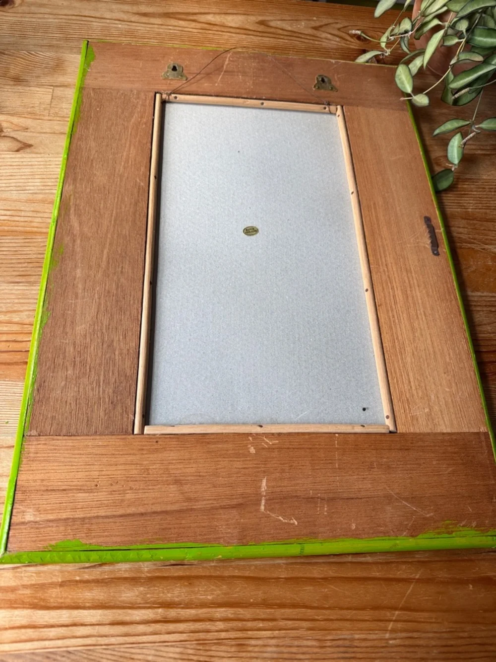 Vintage Rattan Mirror